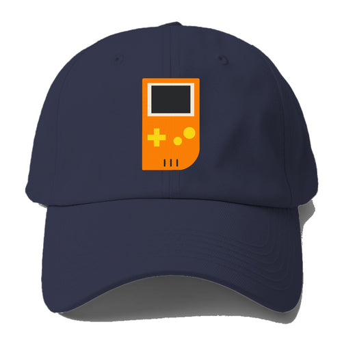 Retro 80s Game Boy Orange Baseball Cap For Big Heads