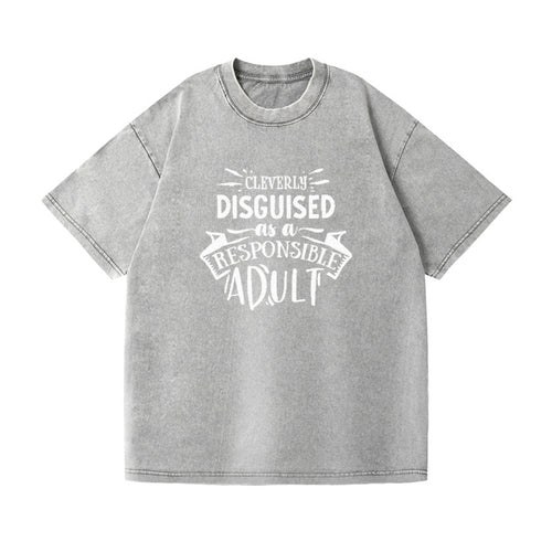 Cleverly Discguised As A Responsible Adult Vintage T-shirt