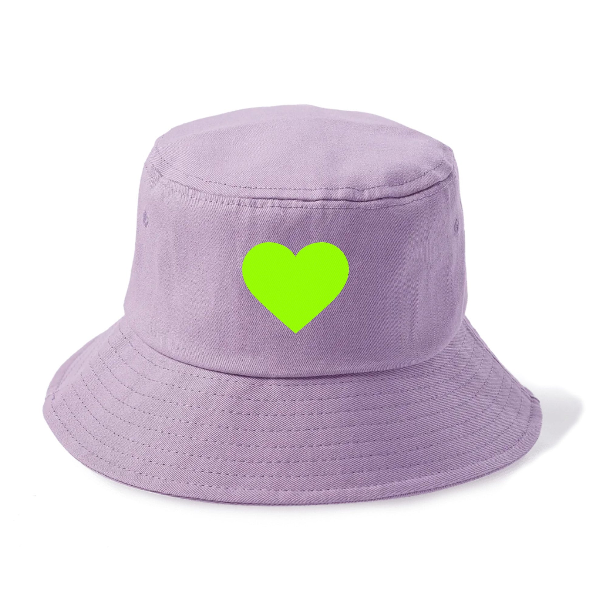 Retro 80s Heart Green Hat