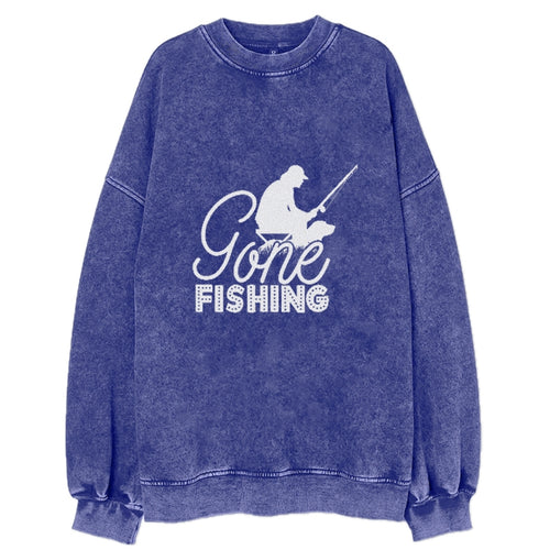 Gone Fishing Vintage Sweatshirt