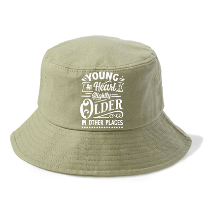 Young at heart slightly older in other places Hat