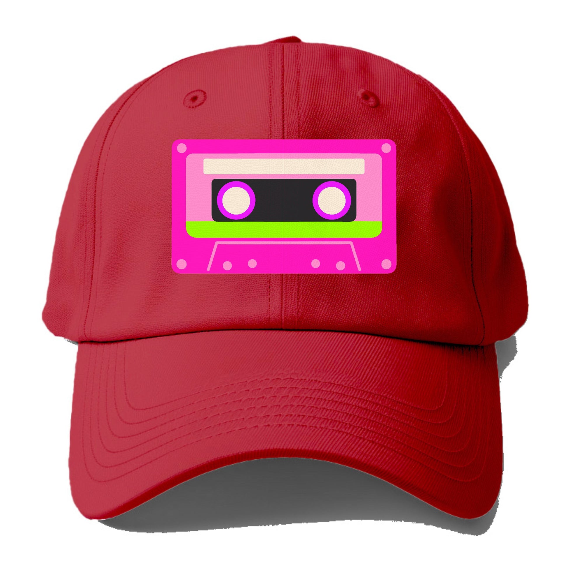 Retro 80s Cassette Pink Hat