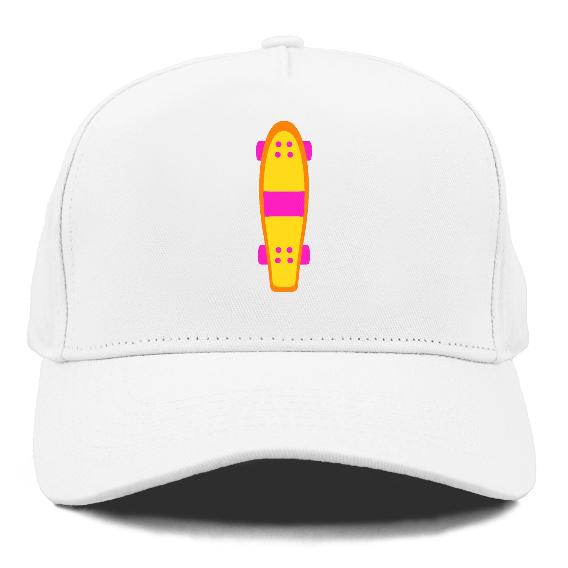 Retro 80s Long Board Orange Hat