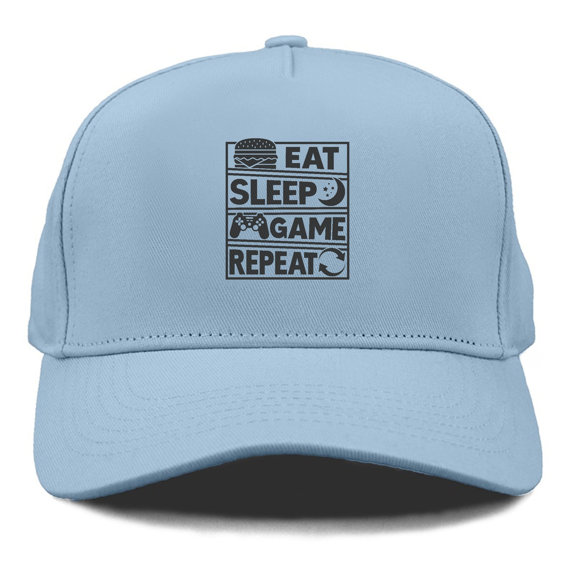 Eat Sleep Game Repeat Hat