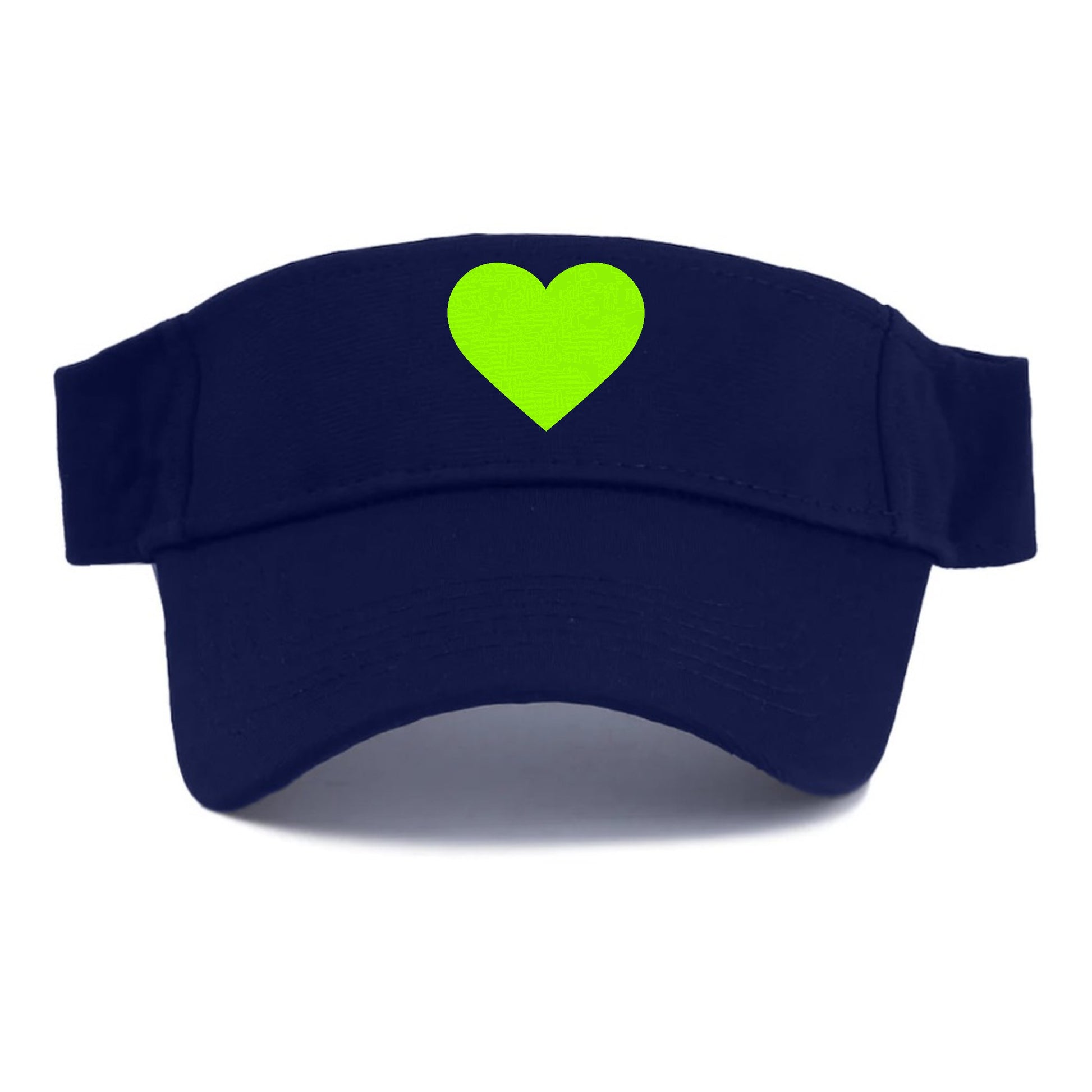 Retro 80s Heart Green Hat