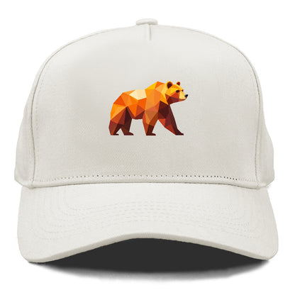 Geometric Bear on the Move Hat