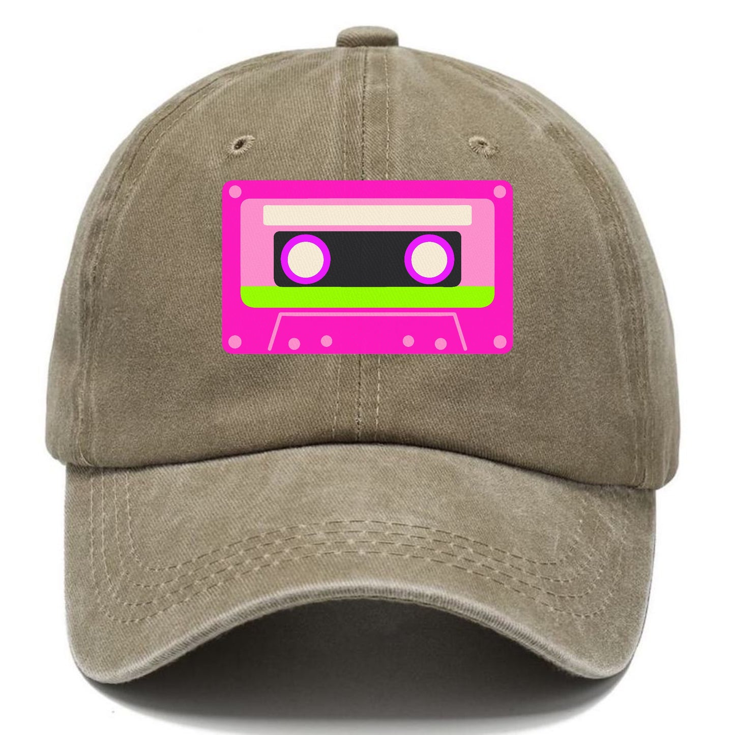 Retro 80s Cassette Pink Hat