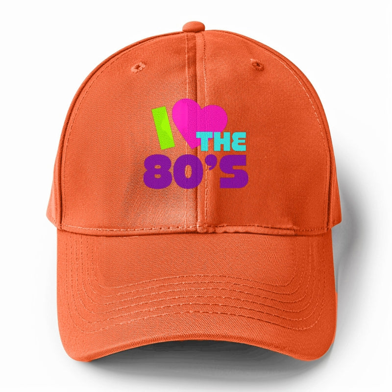 Retro 80s I Heart The 80s Hat