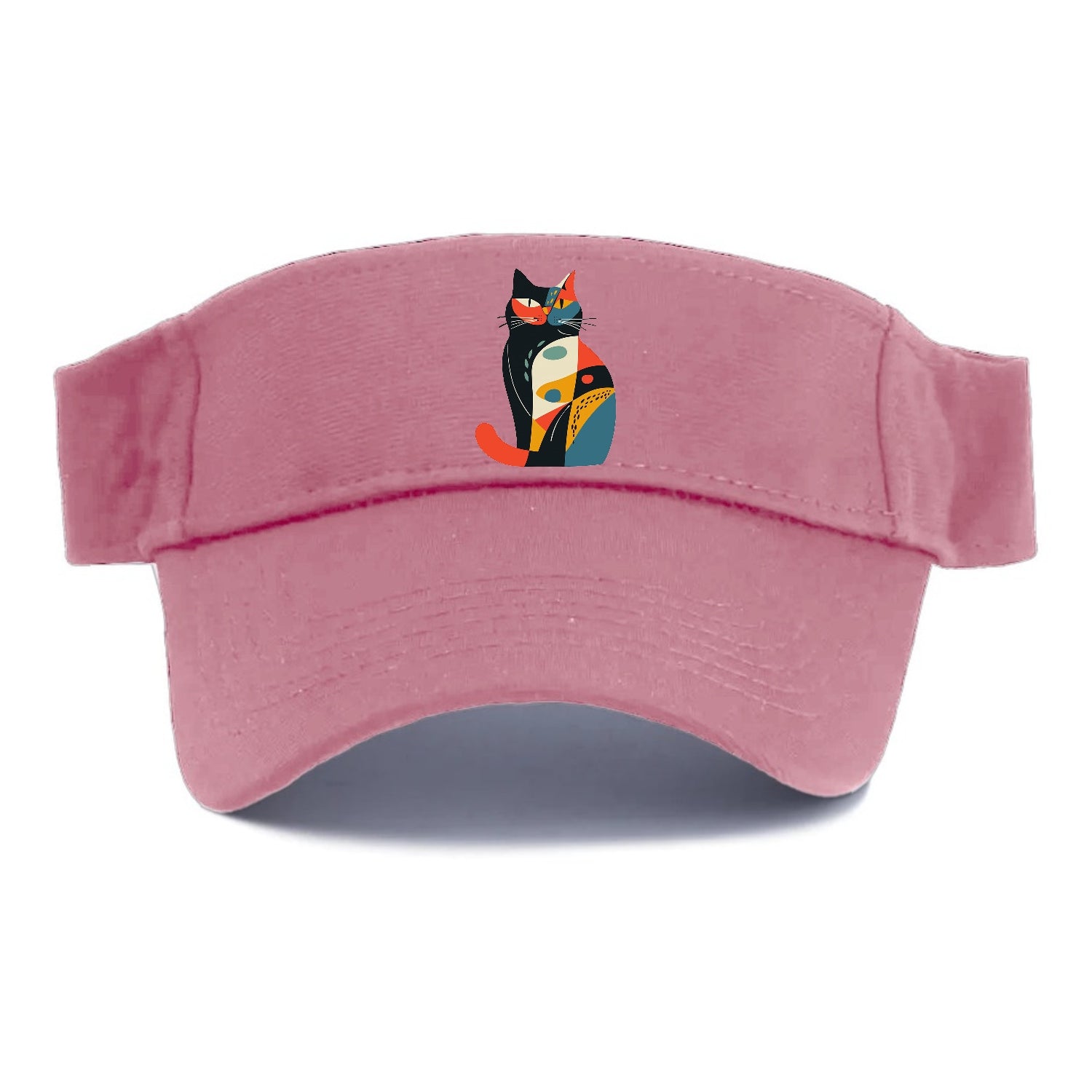 Abstract Elegance Colorful Cat Hat