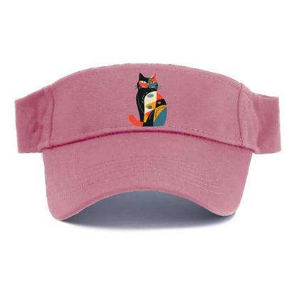 Abstract Elegance Colorful Cat Hat