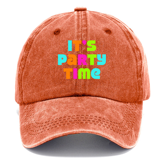 Retro 80s It's Party Time Hat