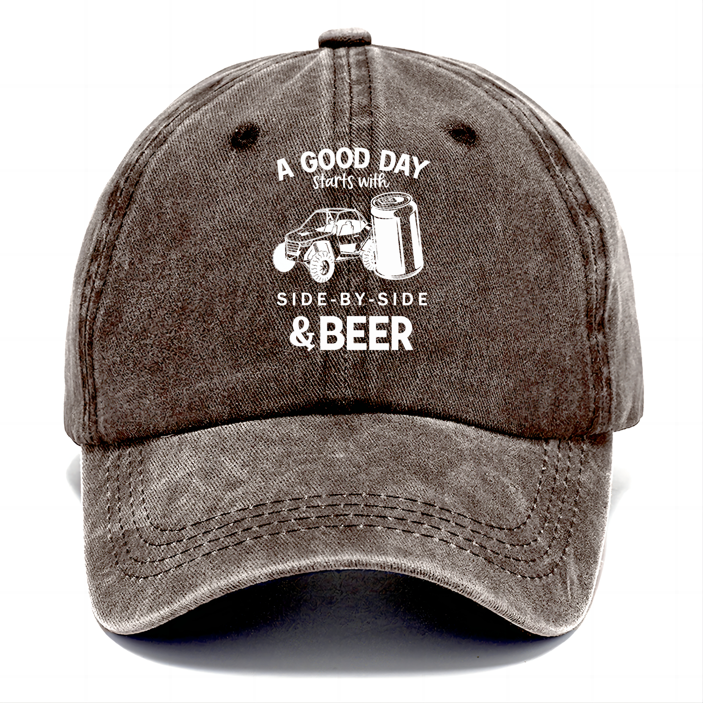 A Good Day Starts With Side-by-Side & Beer Classic Cap