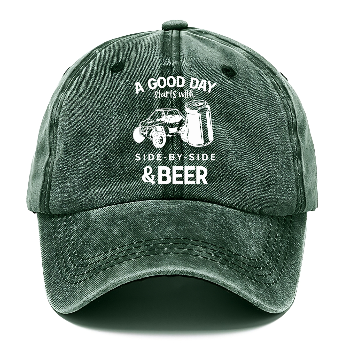 A Good Day Starts With Side-by-Side & Beer Classic Cap