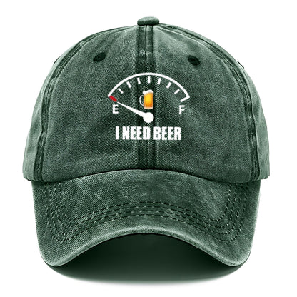 I Need Beer Classic Cap