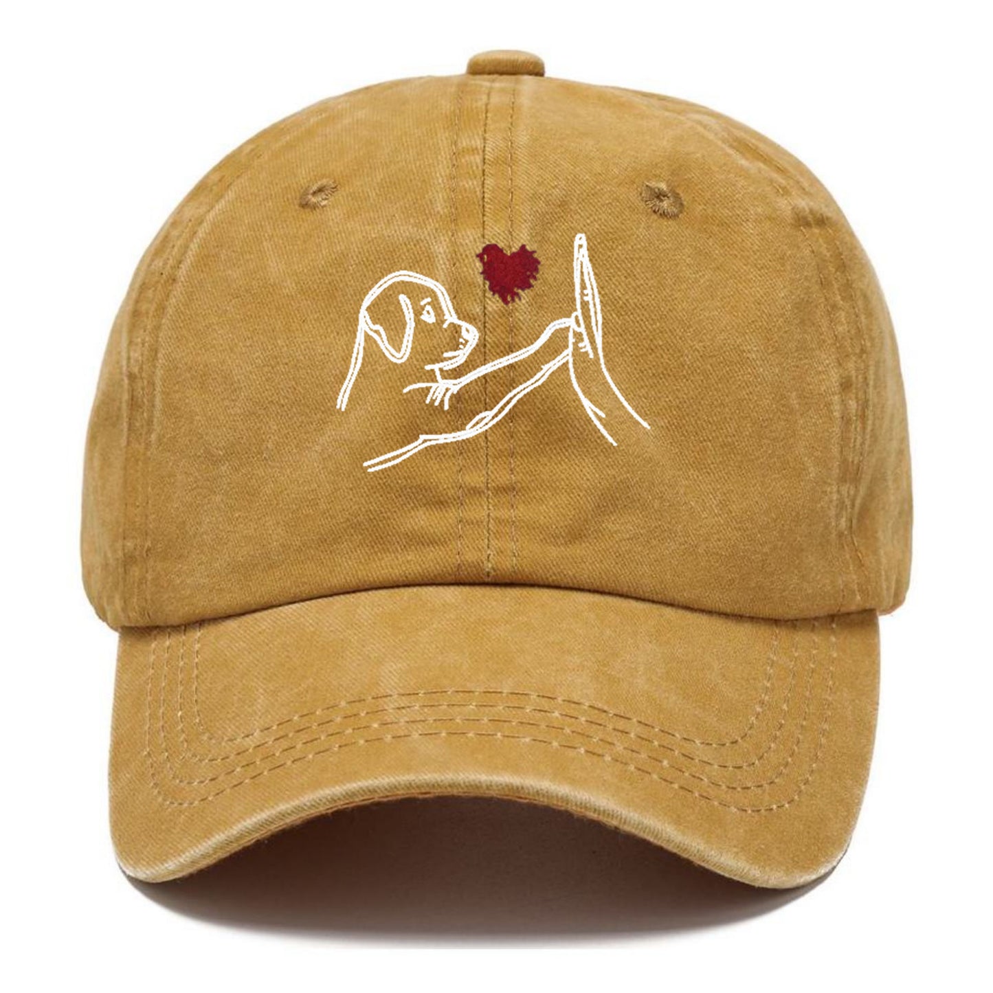 Dog Fist Bump Funny Classic Cap