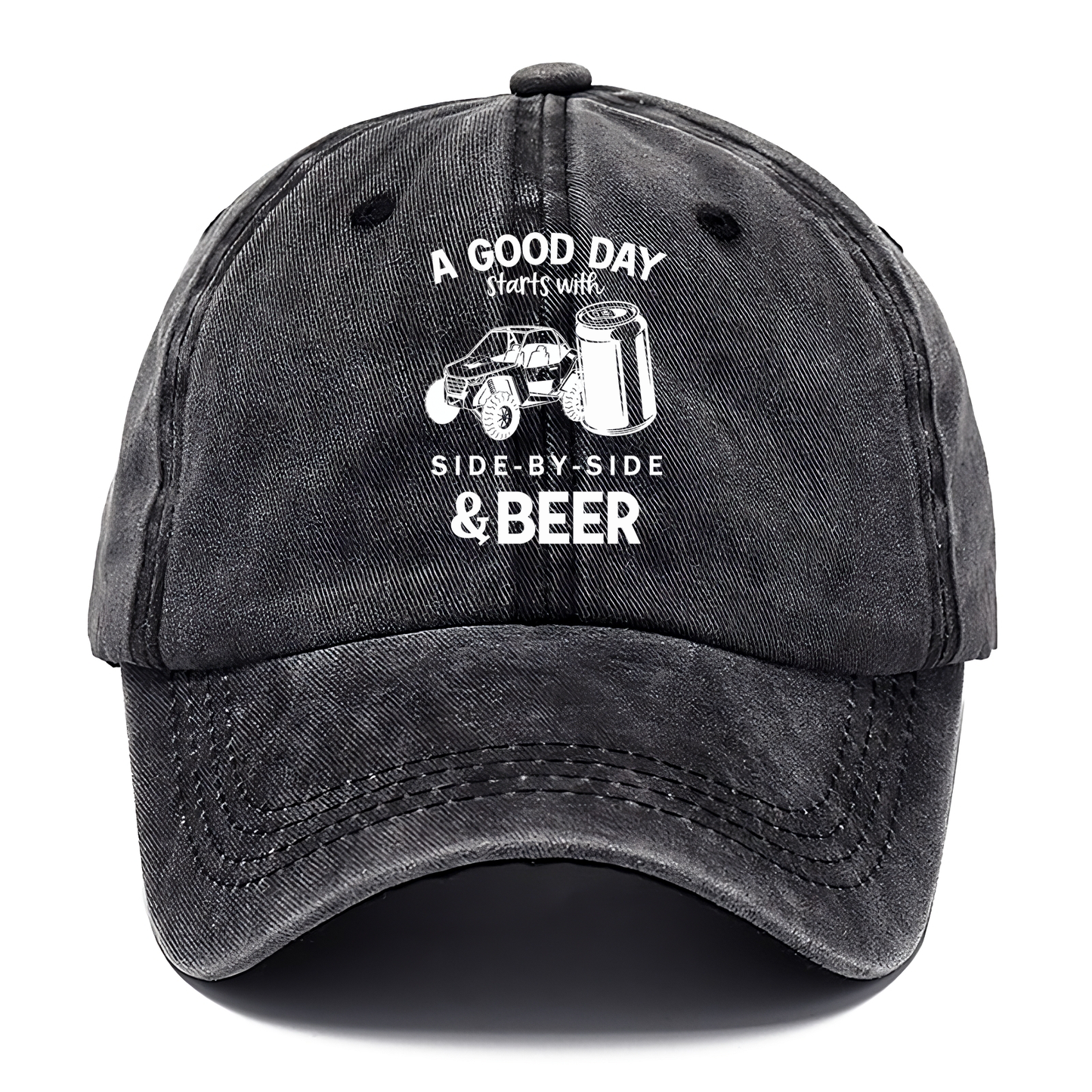 A Good Day Starts With Side-by-Side & Beer Classic Cap