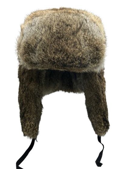 Pandaize Rabbit Fur Winter Hat - Thickened Outdoor Thermal Ear Protection Cotton Cap
