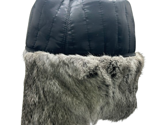 Pandaize Rabbit Fur Winter Hat - Thickened Outdoor Thermal Ear Protection Cotton Cap