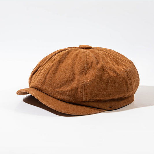 プレミアムリバーシブルベレー帽 - 秋冬の日焼け止めに最適な多用途でシックな帽子