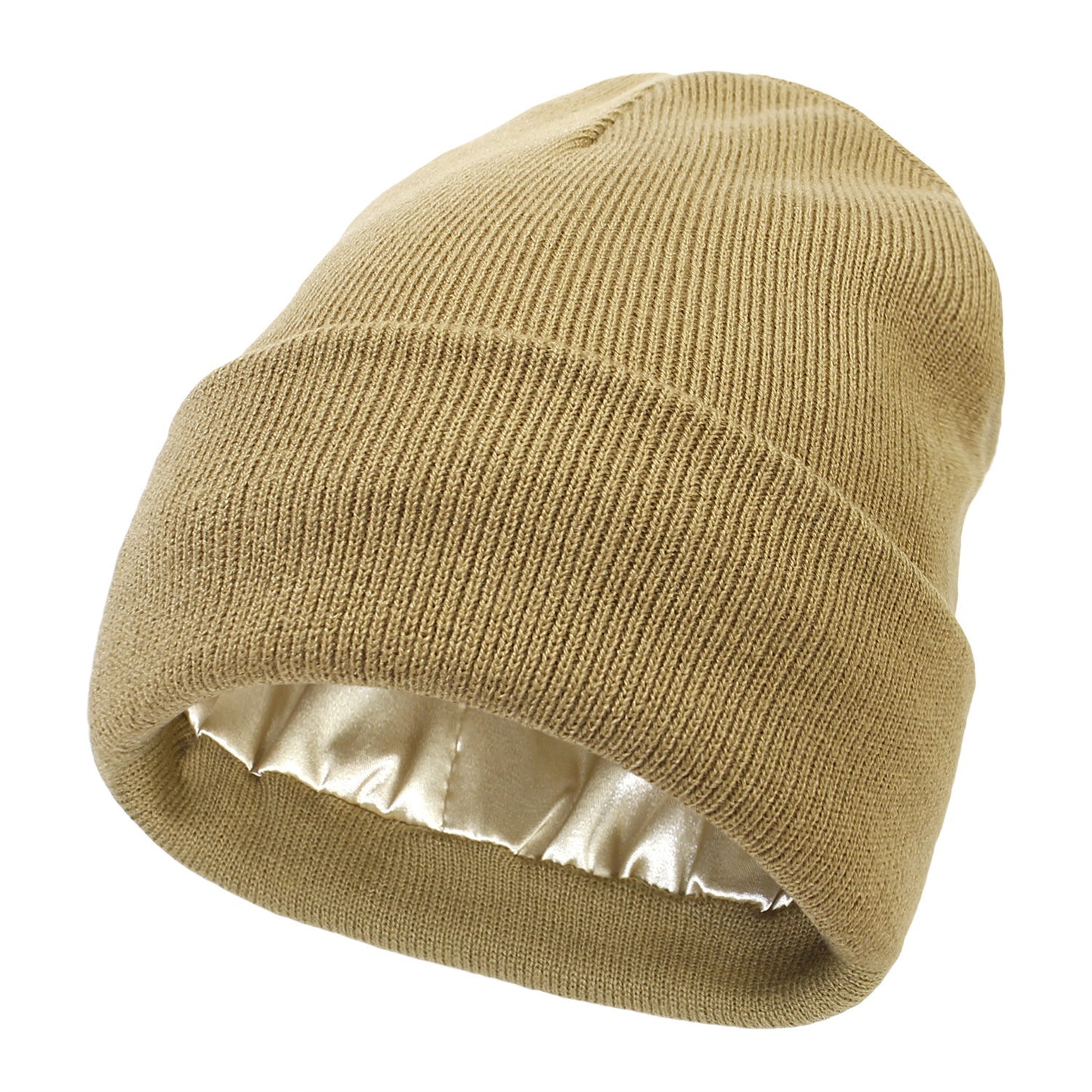 Pandaize Premium Dual-Layer Knit Hat with Satin Lining for Warmth