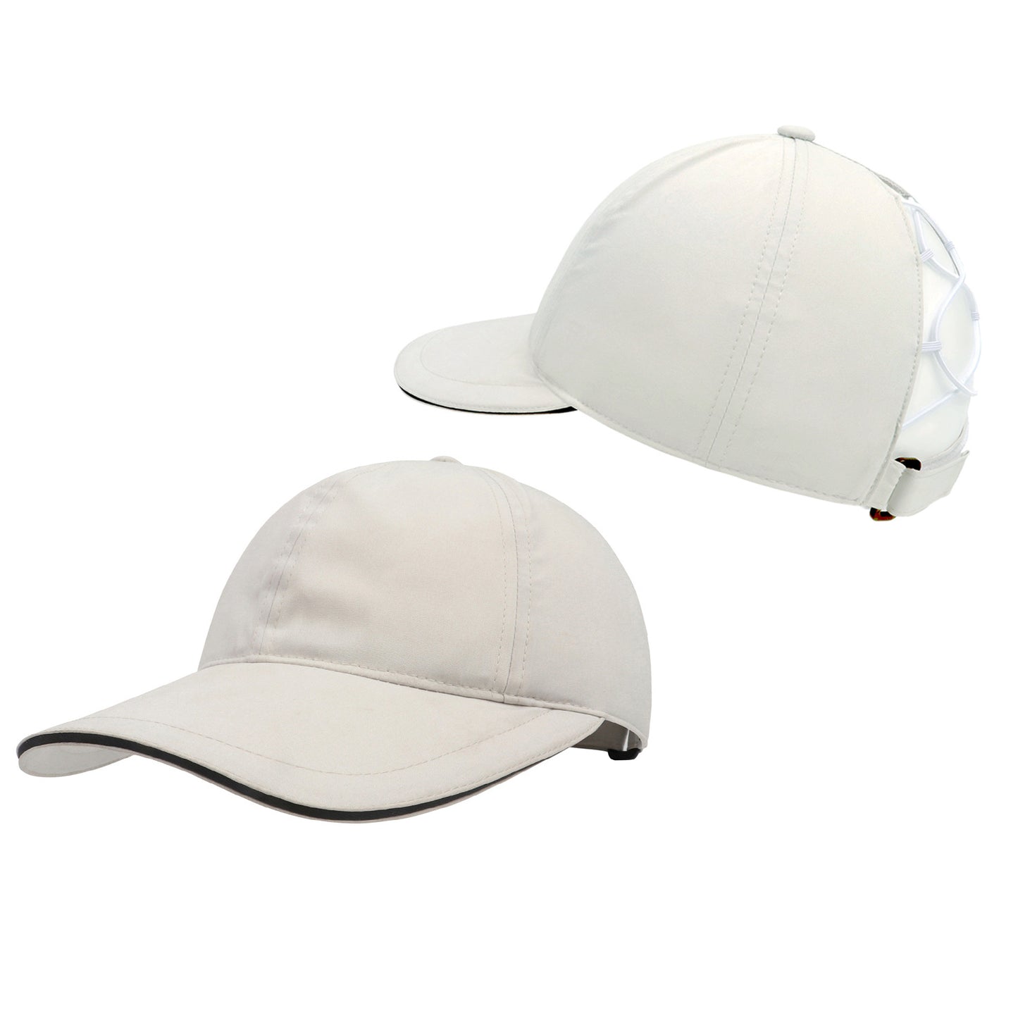 Pandaize Kids Quick-Dry UV Protection Baseball Cap with Extended Brim and Ponytail Hole