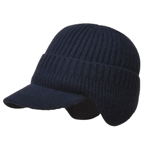 Winter Warmth Deluxe: Thick Knit Outdoor Hat for Cold Protection with Ear Flaps