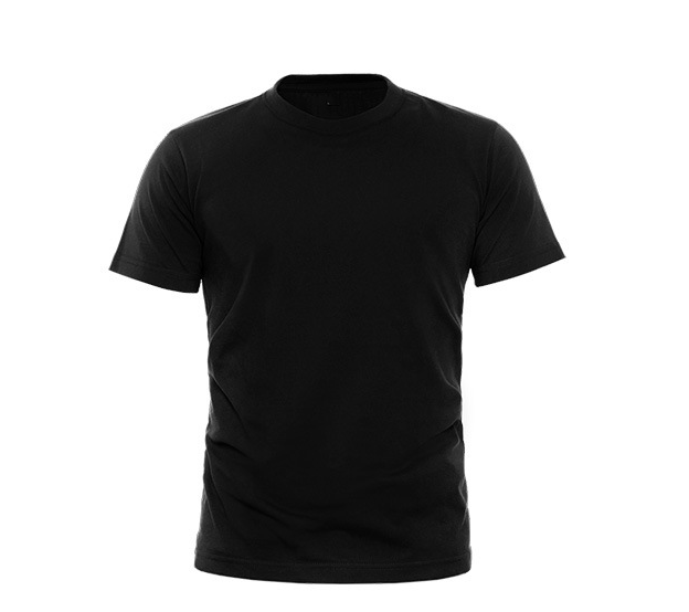 Camiseta Pandaize Slim Fit de puro algodón con cuello redondo 