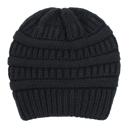 Pandaize Hat: Corduroy-Lined, Knit Beanie with Knitted Cover