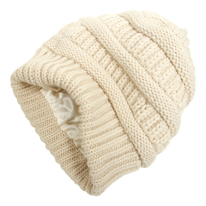 Pandaize Hat: Corduroy-Lined, Knit Beanie with Knitted Cover