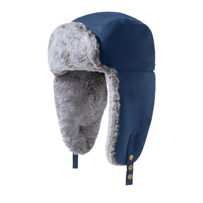 Combo de defensor de invierno: gorro de montar a prueba de viento para esquiar al aire libre con protección para los oídos, diadema con forro polar y máscara facial para brindar máxima calidez en climas fríos 