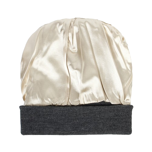 Pandaize Premium Dual-Layer Knit Hat with Satin Lining for Warmth