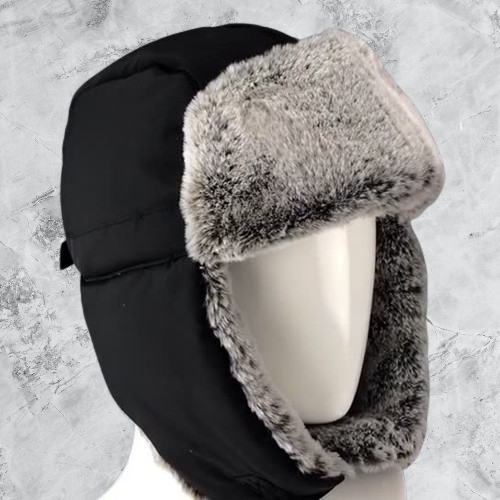 Combo de defensor de invierno: gorro de montar a prueba de viento para esquiar al aire libre con protección para los oídos, diadema con forro polar y máscara facial para brindar máxima calidez en climas fríos 