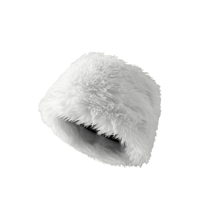 Pandaize Faux Fur Warm Plush Hat for Autumn and Winter, Thickened Fisherman Hat for Cold Weather Protection