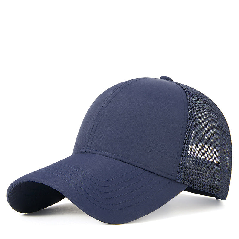 Pandaize Sombrero de malla de secado rápido: gorra de béisbol impermeable con protección solar para pesca y protector solar 