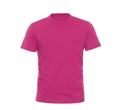 Camiseta Pandaize Slim Fit de puro algodón con cuello redondo 