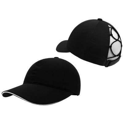 Pandaize Kids Quick-Dry UV Protection Baseball Cap with Extended Brim and Ponytail Hole