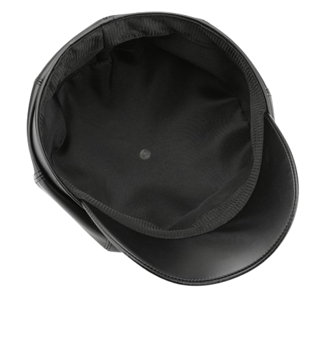 Pandaize Classic Beret: Octagonal Solid Color Leather Painter's Hat fo
