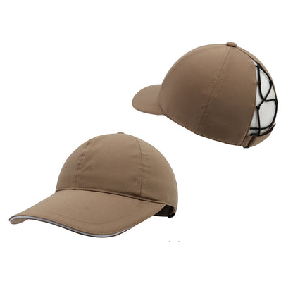 Pandaize Kids Quick-Dry UV Protection Baseball Cap with Extended Brim and Ponytail Hole