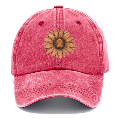 Universal Sunflower Leukemia Awareness Adjustable Baseball Classic Cap