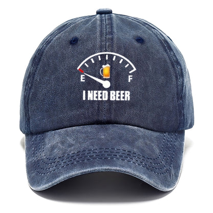 I Need Beer Classic Cap