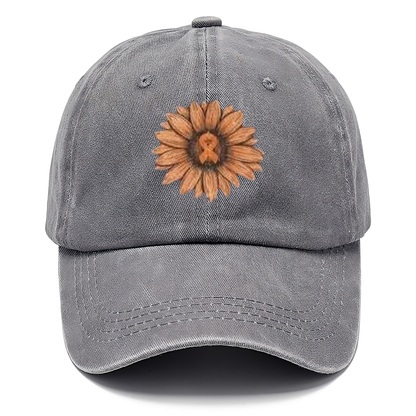 Universal Sunflower Leukemia Awareness Adjustable Baseball Classic Cap