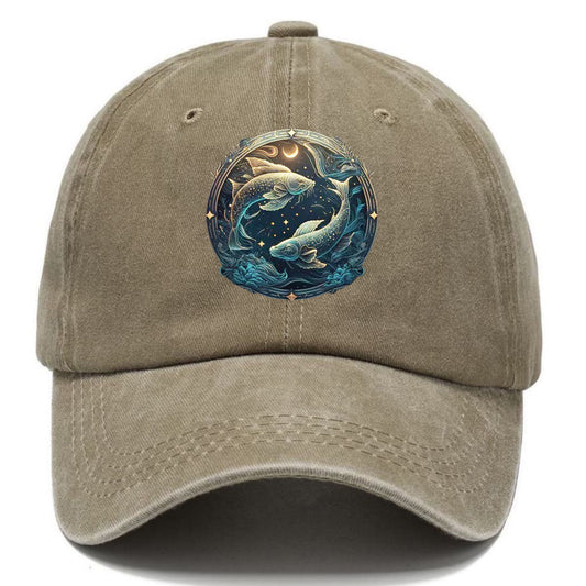 Pisces Zodiac Sign Classic Cap