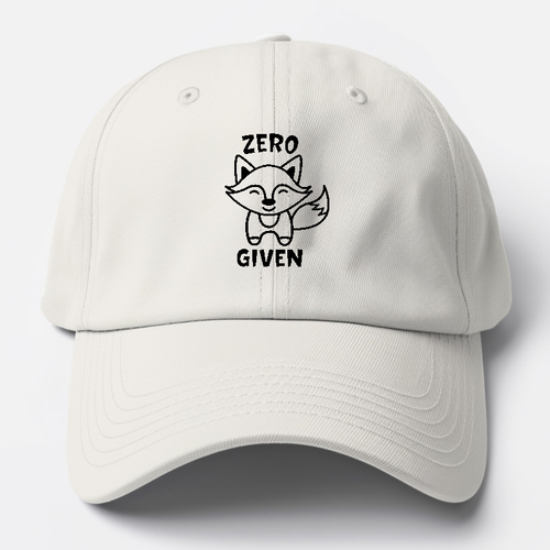 Zero Fox Given 1 Baseball Cap