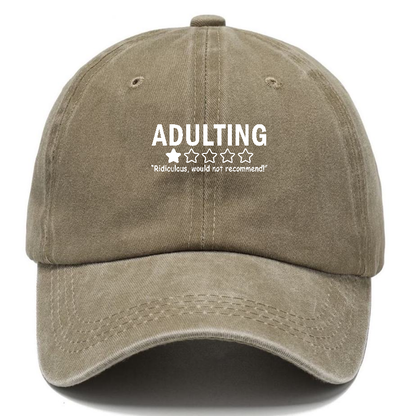 adult would not recommend Hat