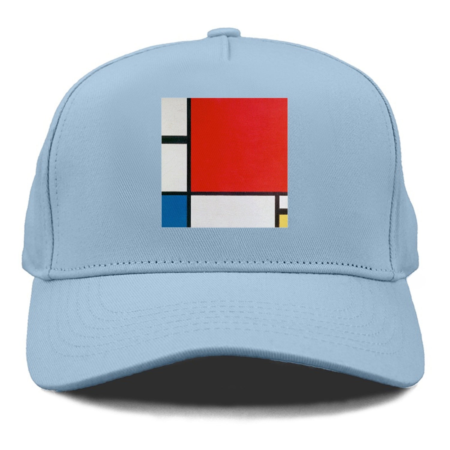 Composition with Red Blue and Yellow Hat