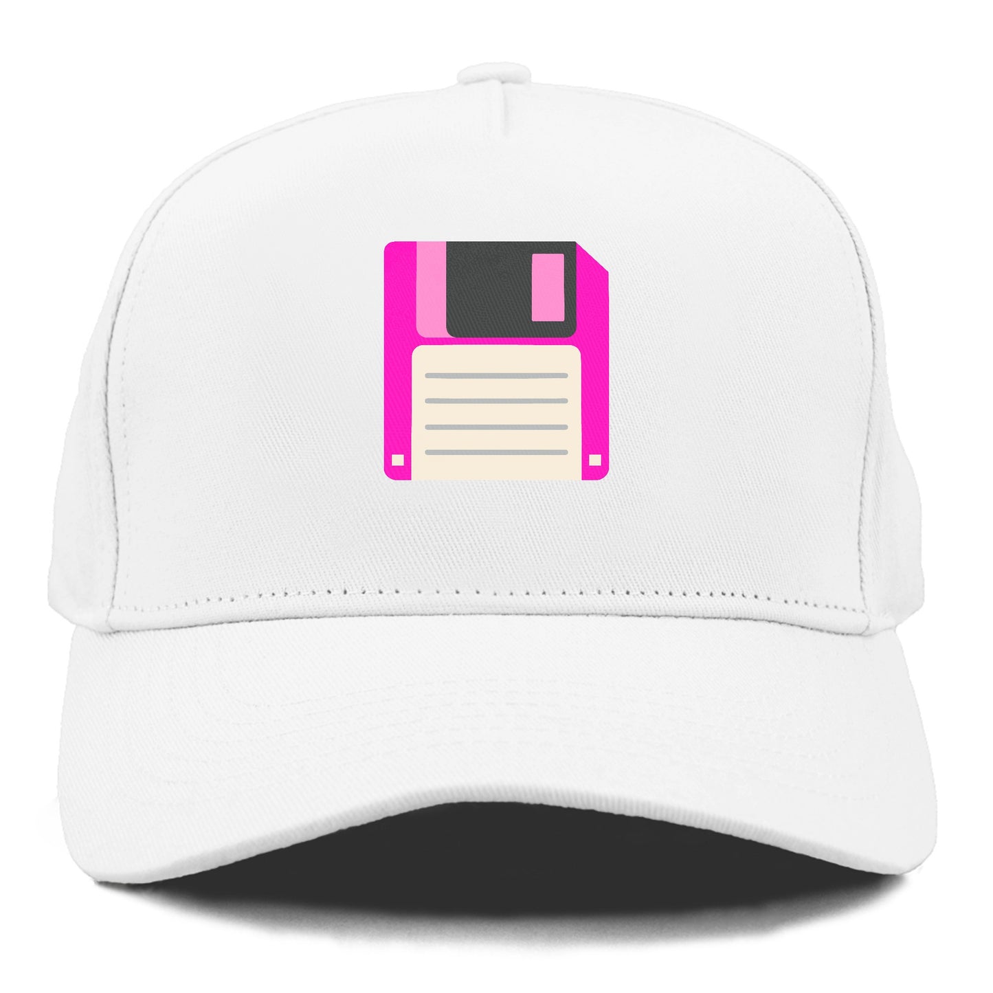 Retro 80s Floppy Disk Pink Hat