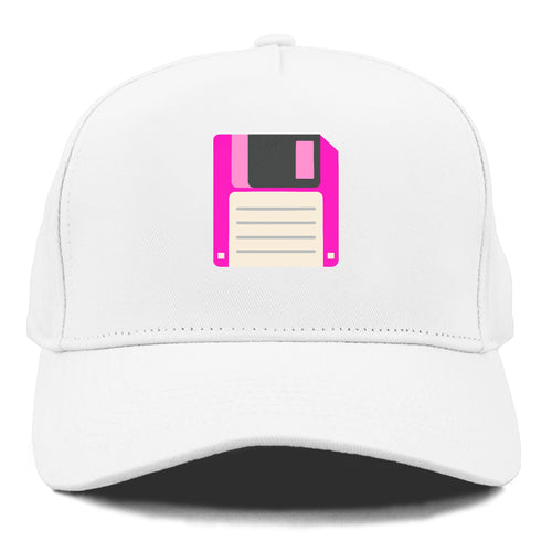 Retro 80s Floppy Disk Pink Cap