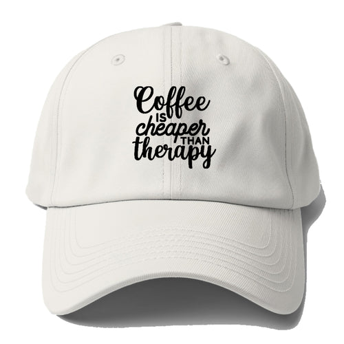 Caffeine Therapy: Start Your Day With A Cup Of Happiness Baseball Cap For Big Heads