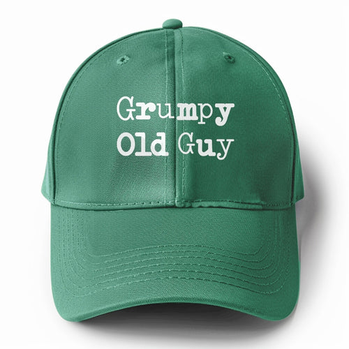 Grumpy Old Man Solid Color Baseball Cap