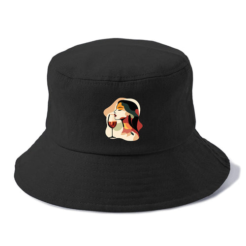 Abstract Wine Savor Bucket Hat